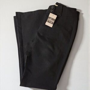 NWT Pitaya Et Clet Low Rise Flare Pants Women's M Black Stretch Y2K Boutique $52